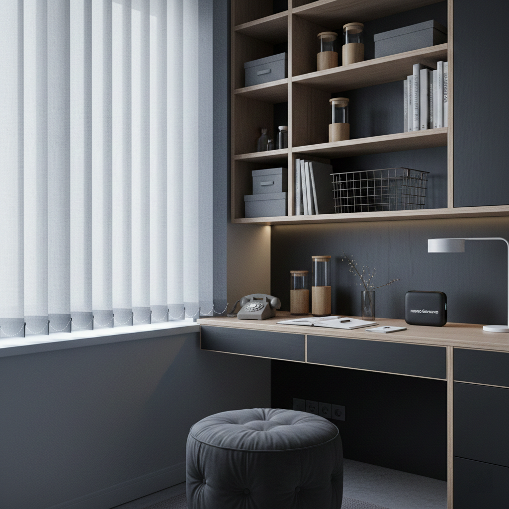 Электрические вертикальные жалюзи Onviz