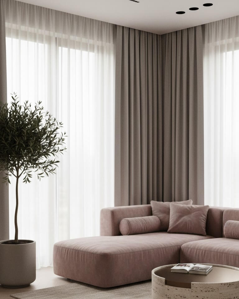 Угловой  электрокарниз Onviz